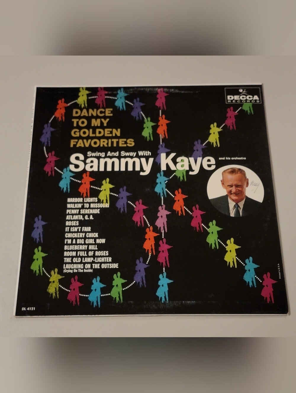 Swing and Sway with Sammy Kaye Dance to my golden Favorites 33 RPM Record